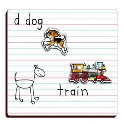 Image for Flipside Lined/Plain Two-Sided Magnetic Dry Erase Board, 9 x 12 Inches from School Specialty