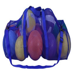 Image for Sportime Oversized Mesh Duffel Bag, 36 x 15 Inches, Blue from School Specialty