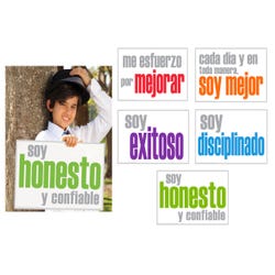 Image for Inspired Minds Inner Strength Booster Spanish Posters, 11 x 17 Inches, Set of 5 from School Specialty