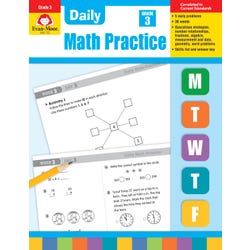 Image for Evan-Moor Daily Math Practice, Grade 3 from School Specialty