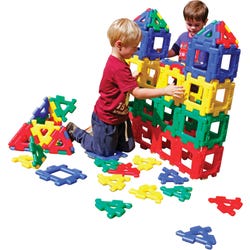 Image for Polydron Giant Polydron Building Manipulatives, Set of 80 from School Specialty