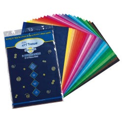 Spectra Deluxe Bleeding Tissue Paper, 12 x 18 Inches, Assorted Colors, Pack of 50 Item Number 006183