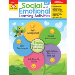 Evan-Moor Social And Emotional Learning Activities, Grades 1 to 2, Item Number 2098456