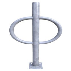 UltraPlay Action Ring and Post Bike Rack, Galvanized, 35 Inches, Item Number 2027686