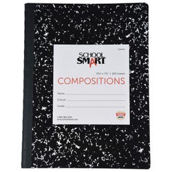 Image for School Smart Wide Ruled Composition Book, 9-3/4 x 7-1/2 Inches, 100 Sheets from School Specialty