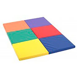 Image for Children's Factory Tent Box Mats, 24 x 72 Inches, Assorted Colors, Set of 2 from School Specialty