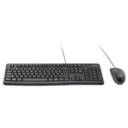 Image for Logitech MK120 Corded Keyboard and Mouse Combo, Black from School Specialty