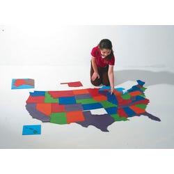 Image for Poly Enterprises USA Puzzle Map, 66 x 36 Inches from School Specialty