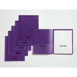 Image for School Smart Take Home Folder, Purple, Set of 24 from School Specialty