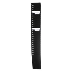 Image for Lathem Expandable time Card Rack, 4-1/2 X 2 X 33-1/2 in, 25 Pockets, Plastic, Black, Pack of 25 from School Specialty