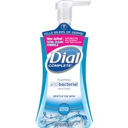 Image for Dial Anti-Bacterial Foaming Hand Soap, 7.5 oz, Spring Water from School Specialty