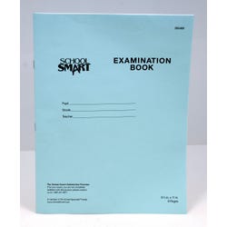 School Smart Examination Blue Books, 8-1/2 x 11 Inches, 8 Pages, Pack of 100 085466
