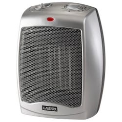 Image for Lasko Ceramic Heater with Adjustable Thermostat, Silver from School Specialty