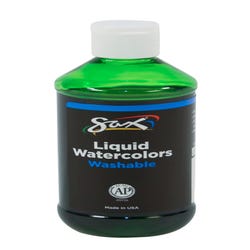 Image for Sax Liquid Washable Watercolor Paint, 8 Ounces, Yellow-Green from School Specialty