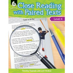 Image for Shell Education Close Reading with Paired Texts Level 4 from School Specialty
