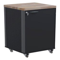 Image for Classroom Select Makerspace Small Cart, 24-1/2 x 25-1/2 x 40 Inches, Black from School Specialty