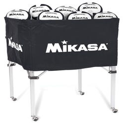 Image for Mikasa Classic Collapsible Ball Cart with Carry Bag, Black from School Specialty