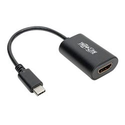 Image for Tripp Lite USB-C to HDMI Active Adapter Cable (M/F), Black from School Specialty
