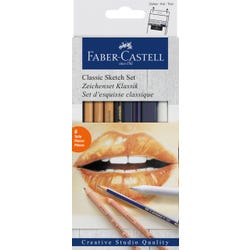 Image for Faber-Castell Classic Sketch Pencils, Assorted Colors, Set of 6 from School Specialty