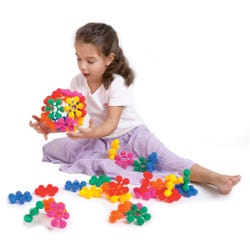 Childcraft Toddler Manipulatives Mini Interstar Rings, Assorted Colors, Set of 40 Item Number 1435216