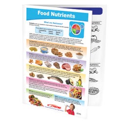 Image for Sportime Food Nutrients Visual Learning Guide, 4 Pages, Grades 5 to 9 from School Specialty