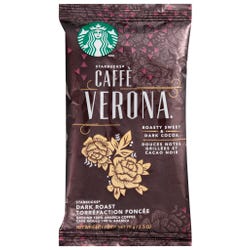 Image for Starbucks Cafe Verona Pre Ground Drip Brewing Coffee, 2-1/2 oz Packet, Box of 18 from School Specialty