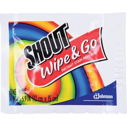Image for Shout Wipe-And-Go Instant Stain Remover Wipe, White, Pack of 80 from School Specialty