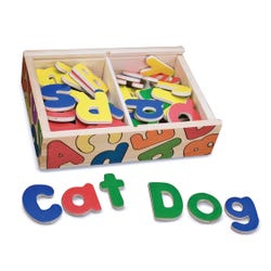 Image for Melissa & Doug Magnetic Wooden Alphabet Set, 52 Pieces from School Specialty