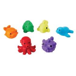 Image for FlagHouse Sea Animals Vinyl Tosser, Assorted, Set of 6 from School Specialty