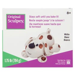 Image for Sculpey Polymer Modeling Compound Clay, 8 lb, White from School Specialty