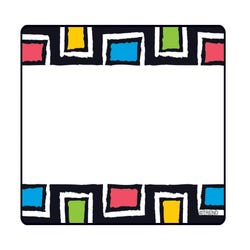 Image for Trend Enterprises Bold Strokes Rectangles Terrific Labels Name Tags, 36 Pieces from School Specialty