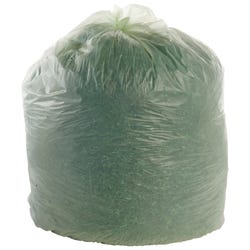 Image for Stout ASTM-6400 Compostable Trash Bags, 64 Gallon, Green, Pack of 30 from School Specialty