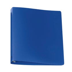 Image for School Smart Poly Binder, 1 Inch Round Ring, Blue from School Specialty