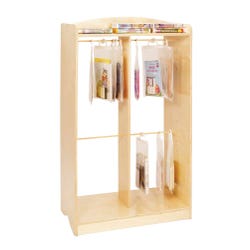 Image for Whitney Brothers Hanging Bag Storage Unit, 29-3/4 x 16-3/4 x 52-3/4 Inches from School Specialty