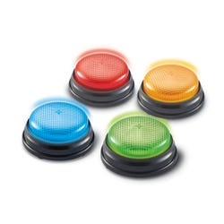 Image for Learning Resources Lights & Sounds Answer Buzzers, Set of 4 from School Specialty