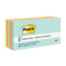 Image for Post-it Pop-Up Original Notes, 3 x 3 Inches, Beachside Café, Pad of 100 Sheets, Pack of 12 from School Specialty