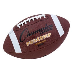 Champion Football, Official Size Pro Composition Cover, Item Number 1568503