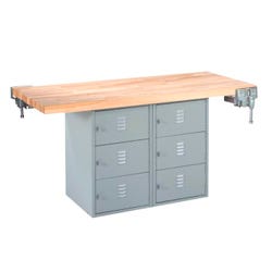 Diversified Woodcrafts Metal Locker Base, 36 x 21 x 31 Inches, Gray Finish 1135391
