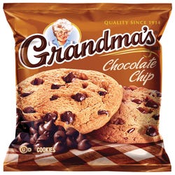 Quaker Oats Grandma's Cookies, Chocolate Chip, Pack of 60, Item Number 2026075