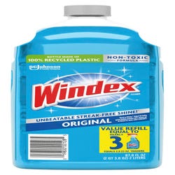 Image for Windex Original Glass Cleaner Refill, Liquid, 67.63 Ounces, Case of 6 from School Specialty