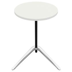 Image for Lorell Guest Area Round Top Accent Table -- Table, Accent, 15-3/4"Wx15-3/4"Lx24-3/5"H, White from School Specialty