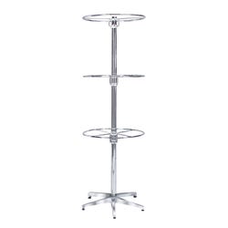 Image for Monaco 3-Tier Revolving Floor Stand for HangUp Bags, 20 x 60 Inches from School Specialty