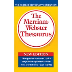 Image for Merriam-Webster Thesaurus Paperback Book, Grades 7 to 12, 688 Pages from School Specialty