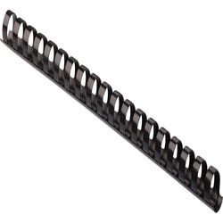 Image for Fellowes Plastic Binding Combs, 3/8 Inch, Black, Pack of 100 from School Specialty