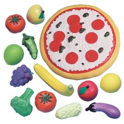 Image for Veggie & Pizza Play Set, 18 Pieces from School Specialty
