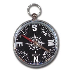 Image for United Scientific Economy Compass with Aluminum Case and Cord Loop, 1-1/2 Inches from School Specialty
