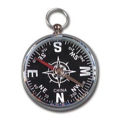 Image for United Scientific Economy Compass with Aluminum Case and Cord Loop, 1-1/2 Inches from School Specialty