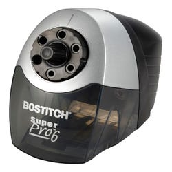 Image for Bostitch SuperPro 6 Commercial Electric Steel Pencil Sharpener, Black/Gray from School Specialty