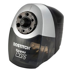 Image for Bostitch SuperPro 6 Commercial Electric Steel Pencil Sharpener, Black/Gray from School Specialty