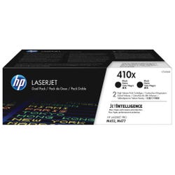 Image for HP 410X Ink Cartridge, CF410XD, Black, Pack of 2 from School Specialty